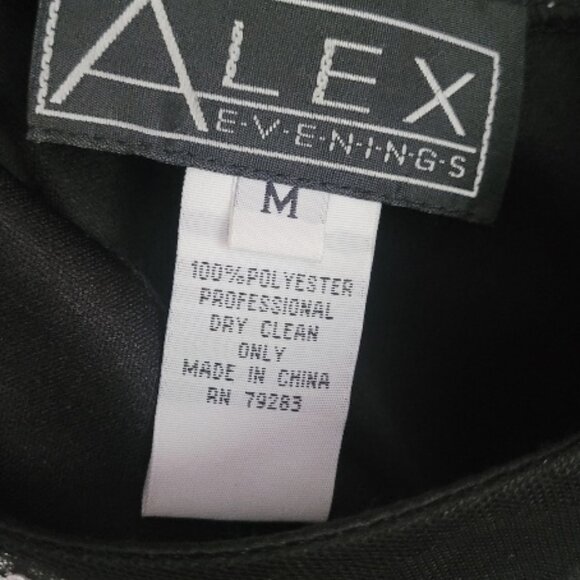 Alex Evenings Lace Embellished Blouse Medium - Picture 3 of 3